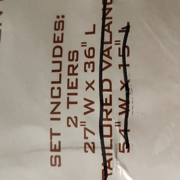 CHEF KISS ☆ SET OF KITCHEN CURTAINS w/o VALANCE ☆ NIP - Picture 7 of 7